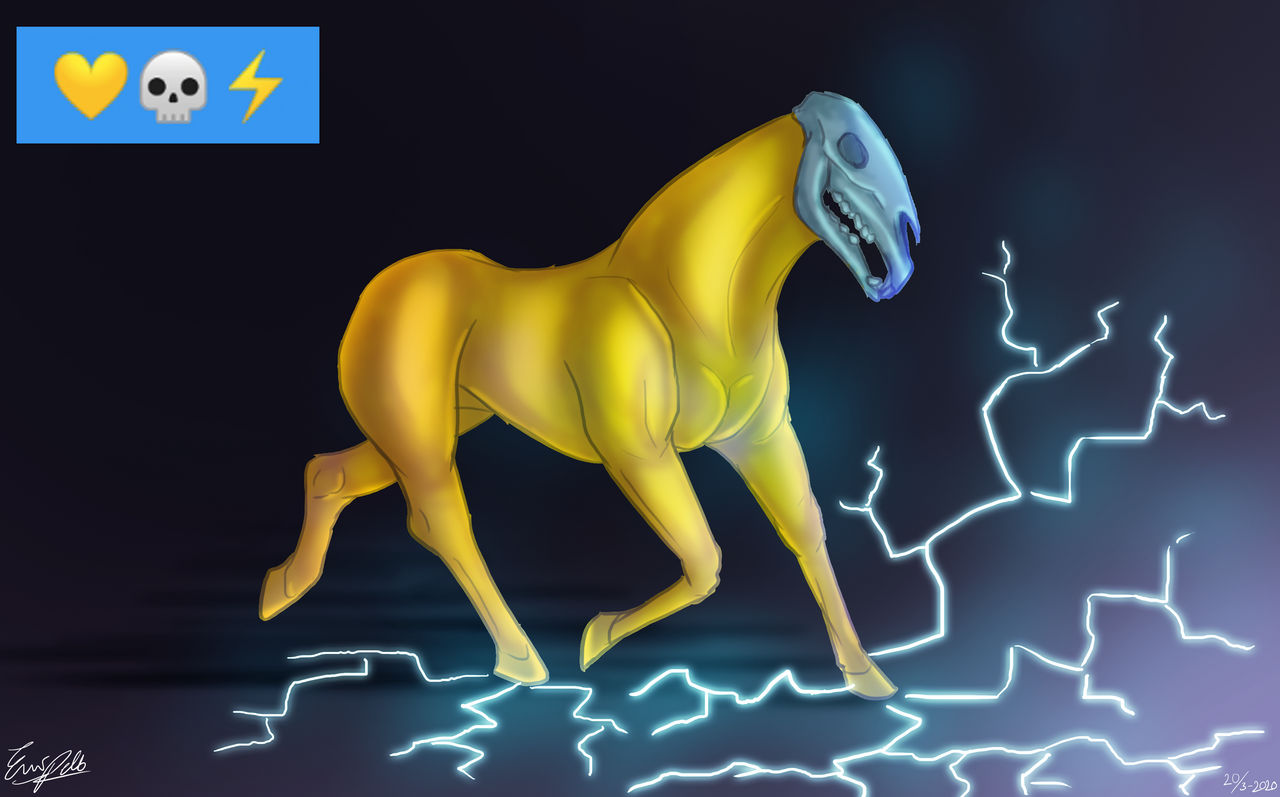 undead electric horse