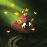 Rayman on mushroom