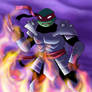 Raphael as the Shredder