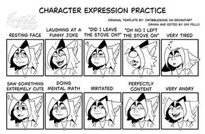 Nara Character Expression Practice