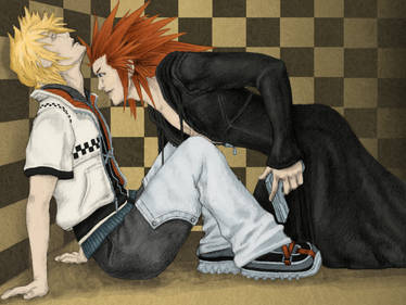 Roxas + Axel COLOR