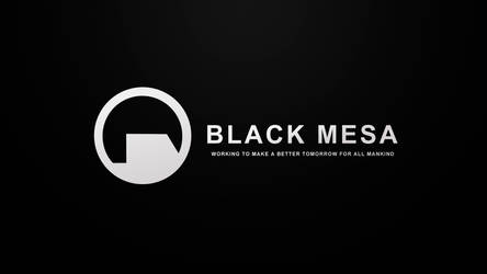 Black Mesa Motto Dark Background