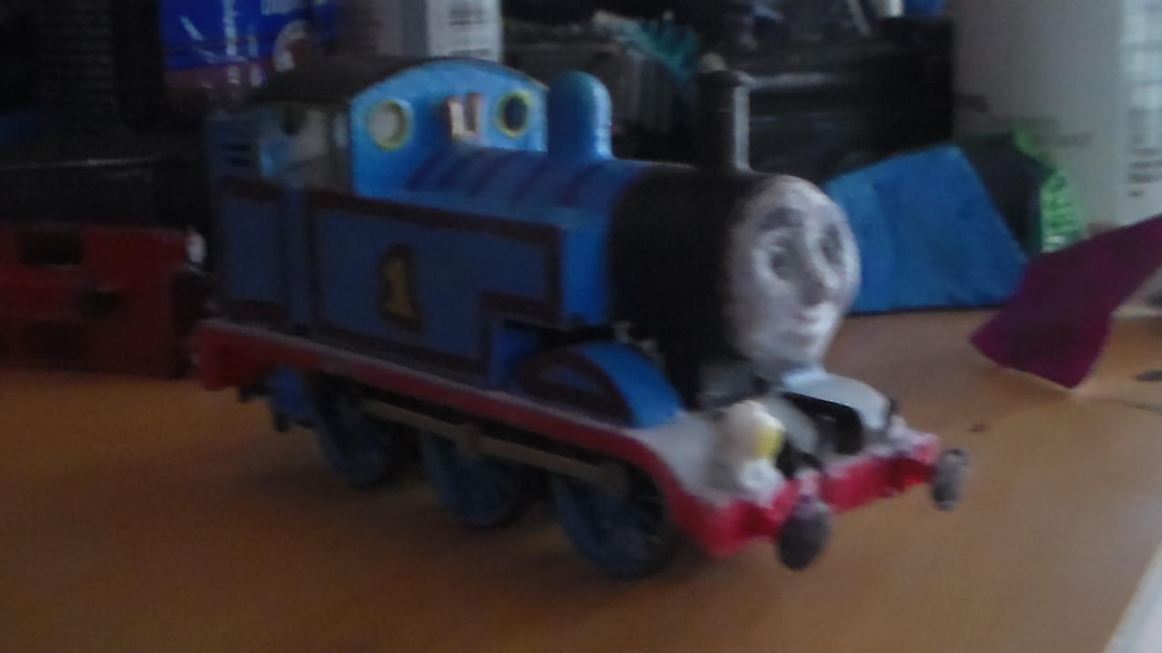 my custom HO/OO thomas the tank engine by GABEFRYE on DeviantArt
