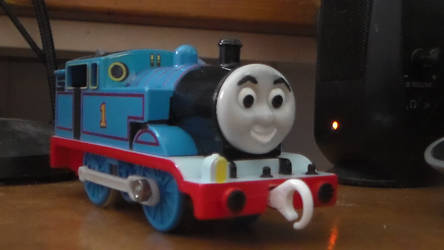 my customized tomy plarail thomas the tank engine