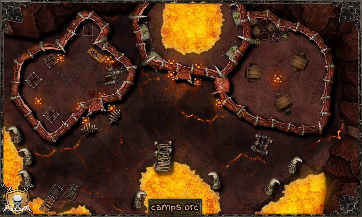 Orc Camp Rohan camps Orc by dessner on DeviantArt