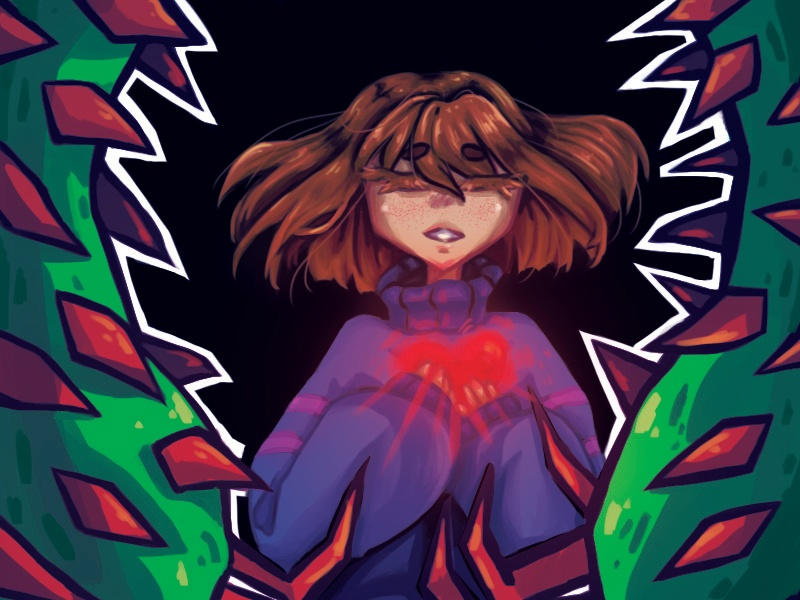 Scared Frisk Frisk by the-rabid-fox on DeviantArt