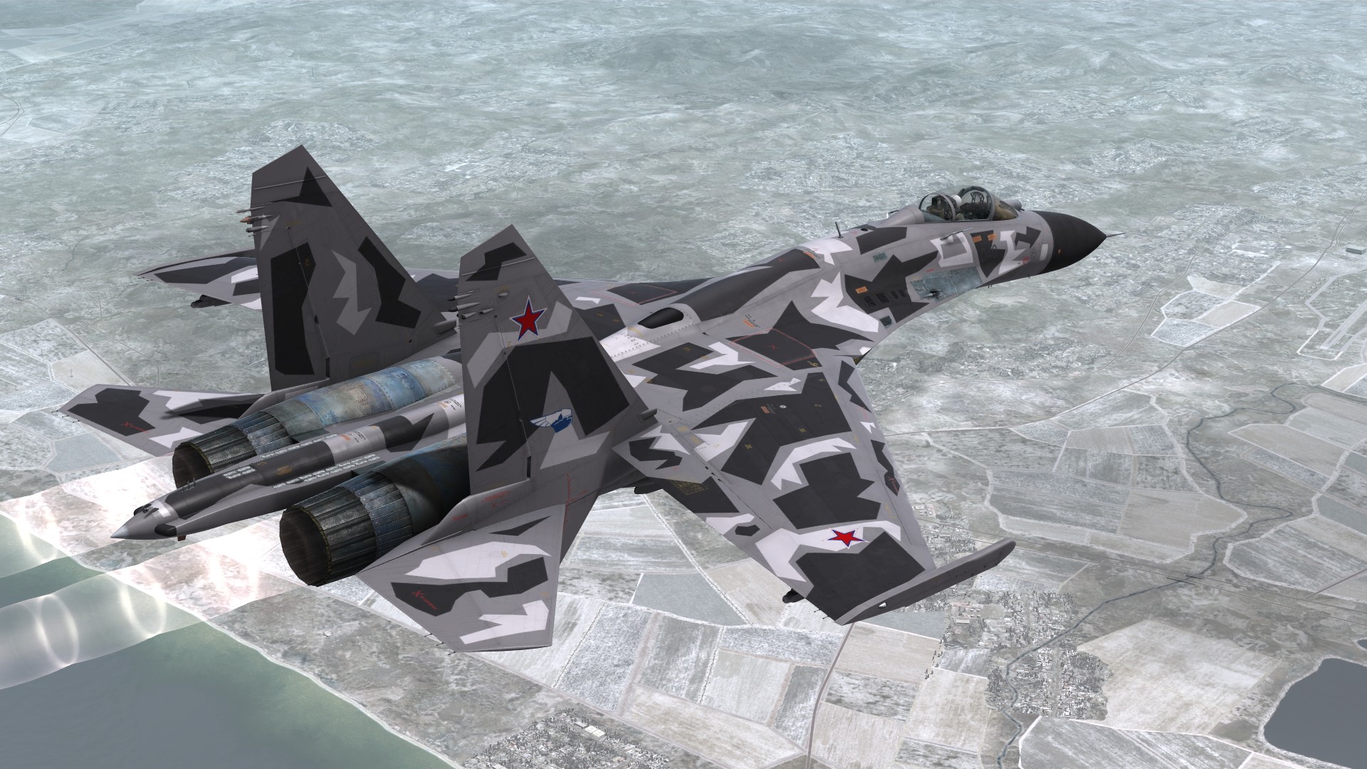Su-27 Arctic Splinter Camo - Fictional Livery by Flogger23m on DeviantArt