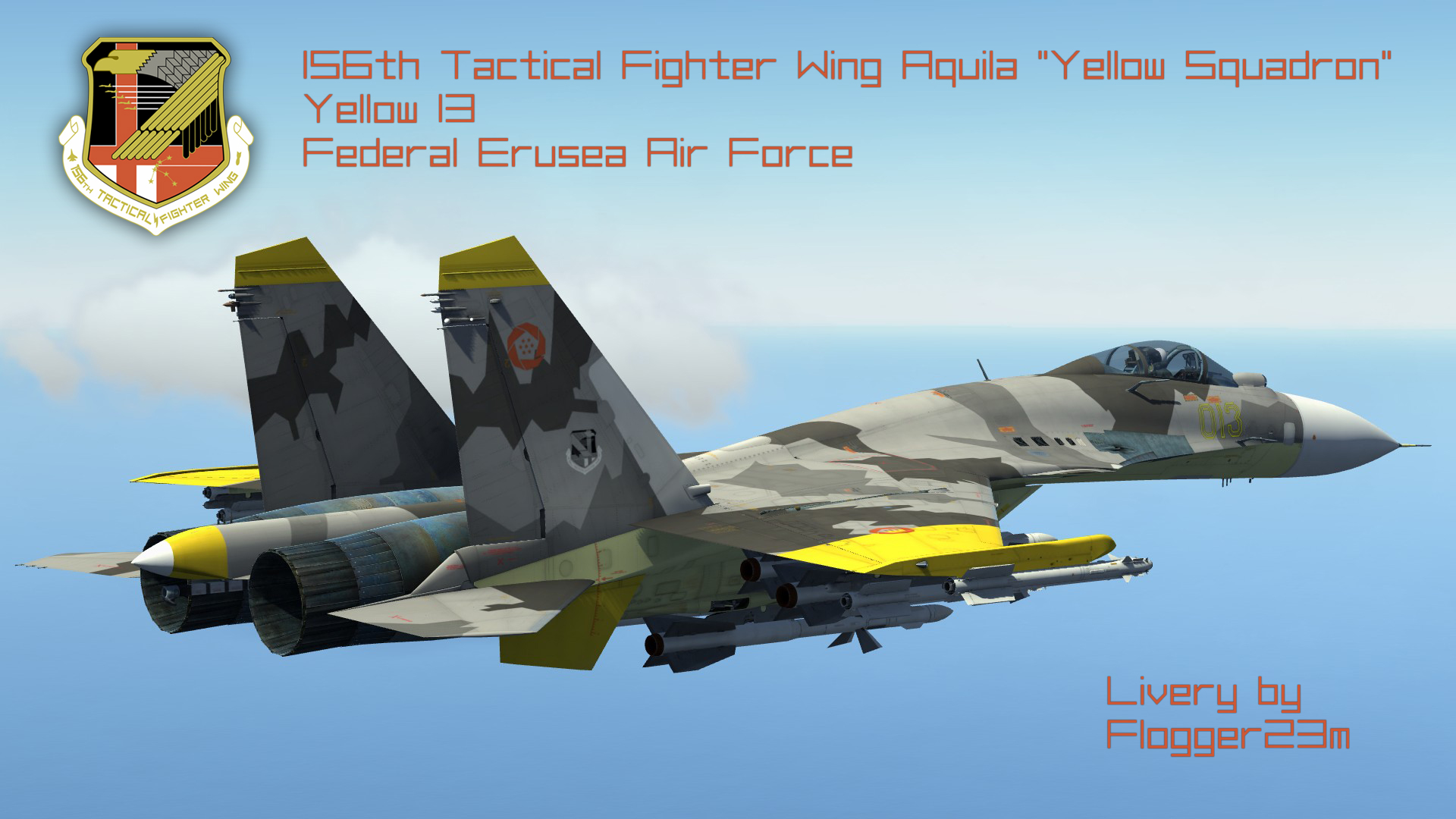 156th Tactical Fighter Wing Aquila Yellow 13