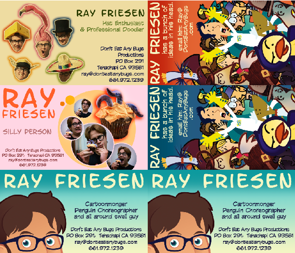 Ray's New Business Cards