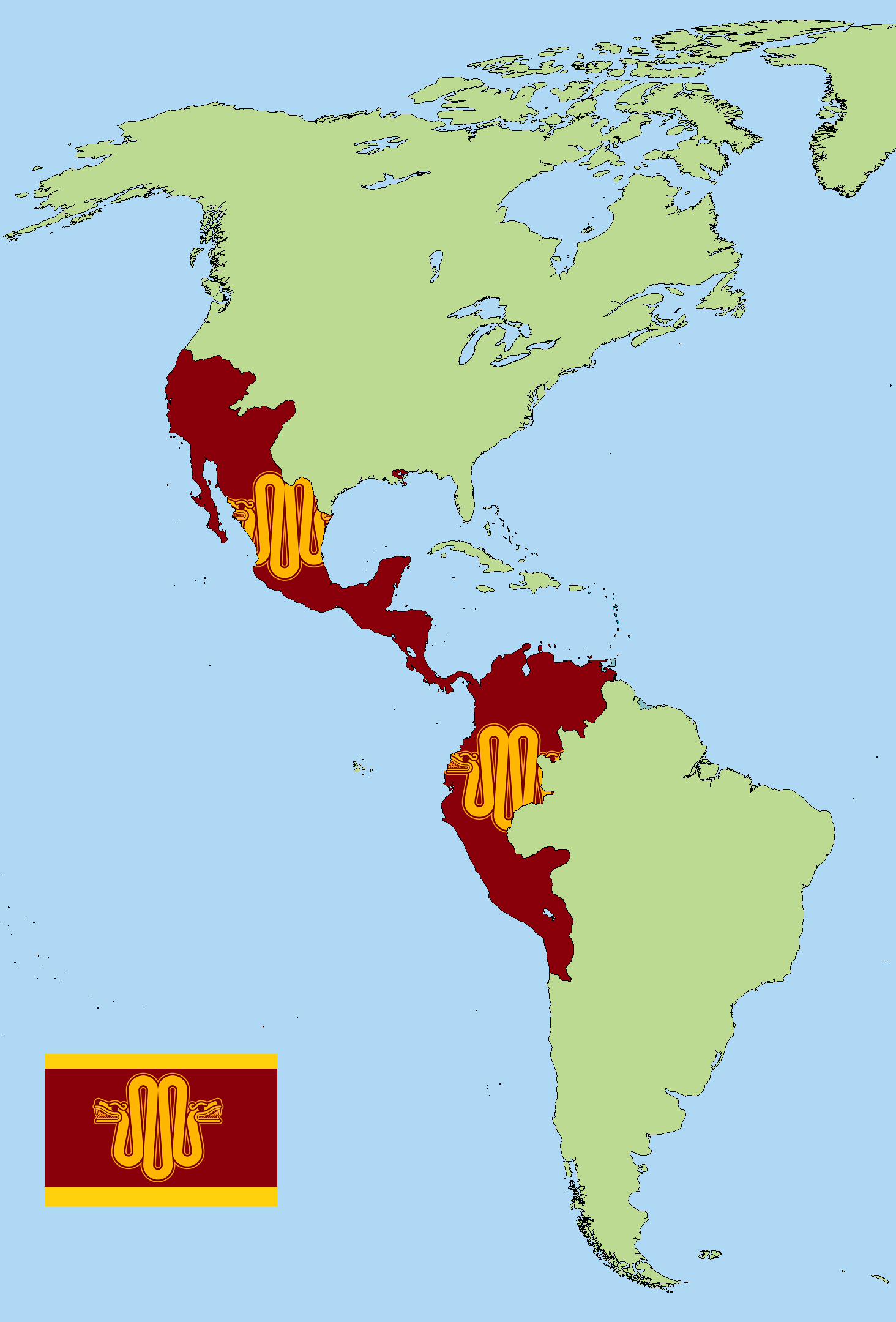 Aztec Empire On World Map - World Map
