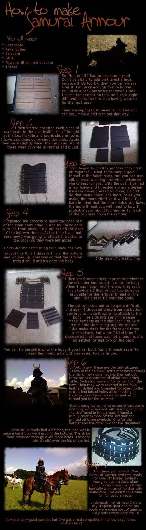 How to make Samurai Armour by kay115
