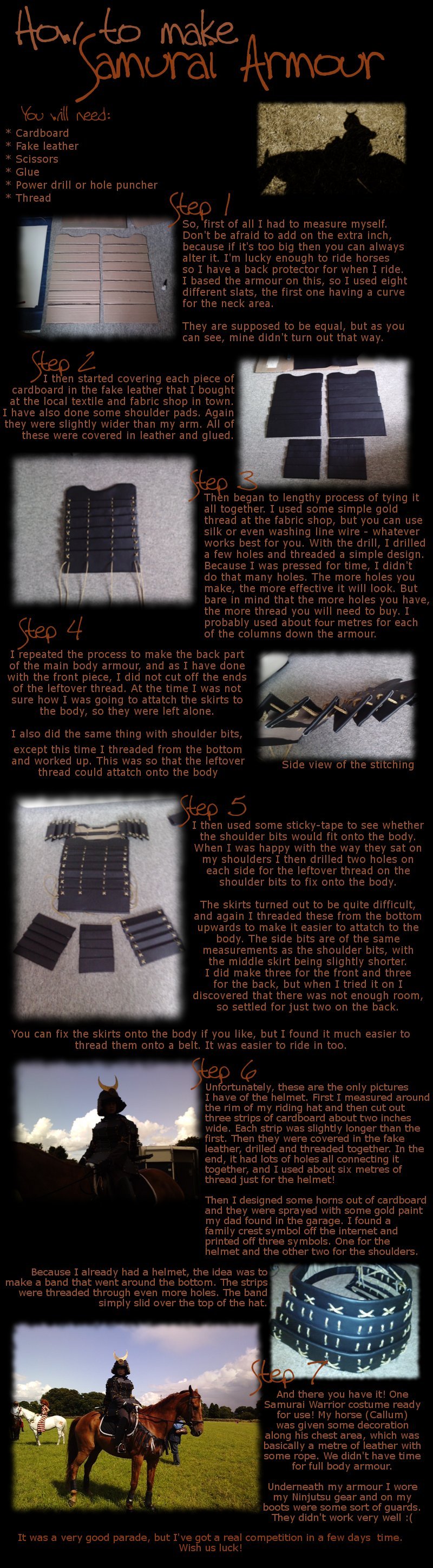 How to make Samurai Armour