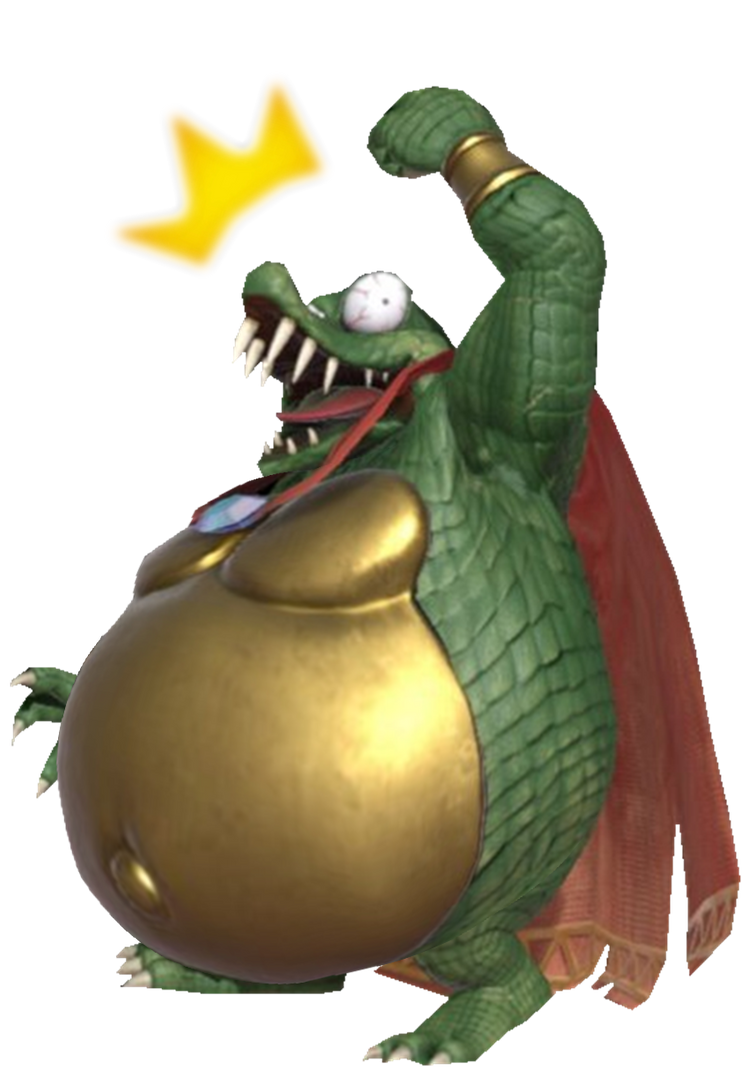 Bigger Bellied King K Rool Has Lost His Crown by DCXL10 on DeviantArt
