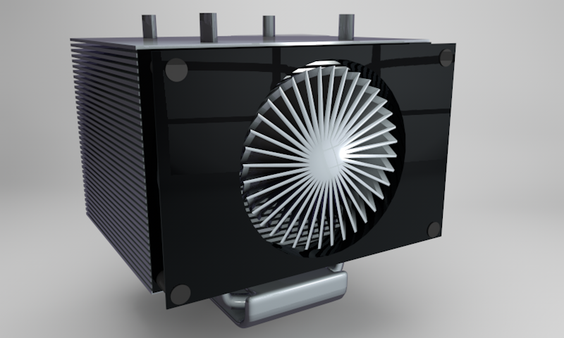 CPU Cooler Model -C4D-