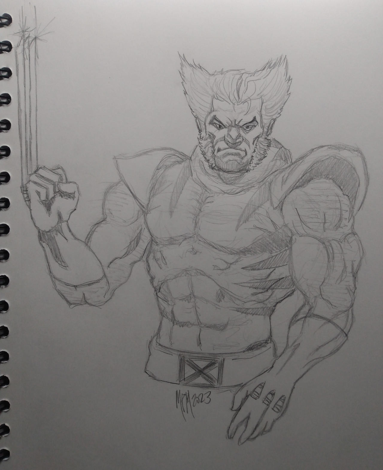 Wolverine unmasked X-MEN by Mpm-original on DeviantArt