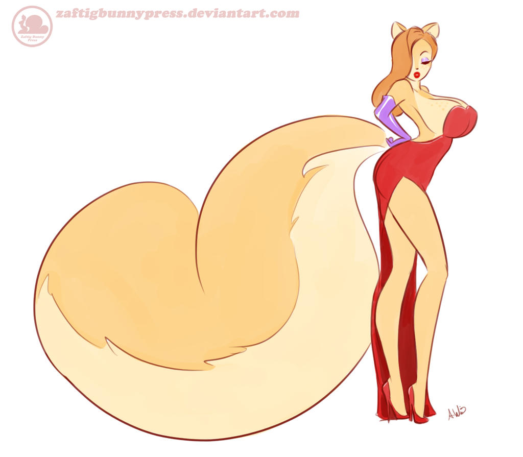 Howl-OWEEN Doodle #12 Jessica Rabbit Cosplay!