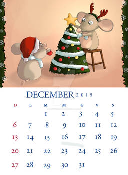 2015 Calendar - Dicember