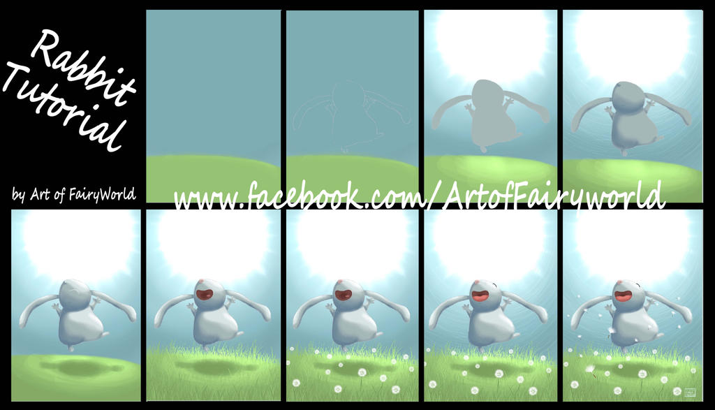 Rabbit Illustration Tutorial - Step by Step