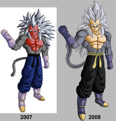 Vegeta - Before and After