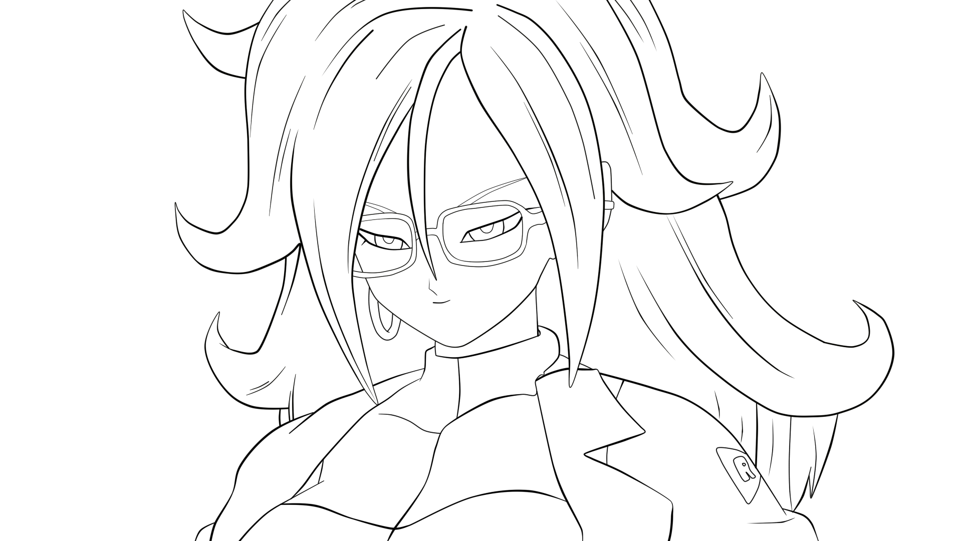 Android 21 Draw by DesertWiggle on DeviantArt