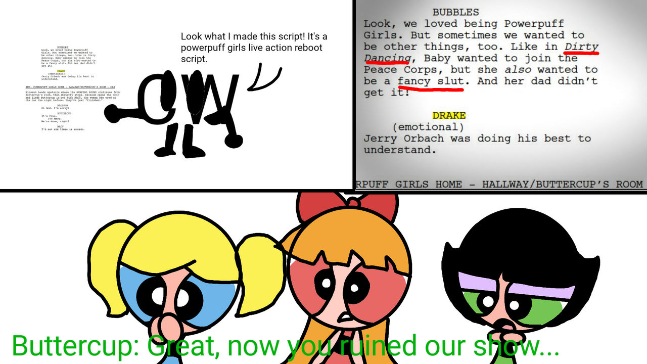 CW PowerPuff Girls in a nutshell by ARandomWhiteGirl on DeviantArt