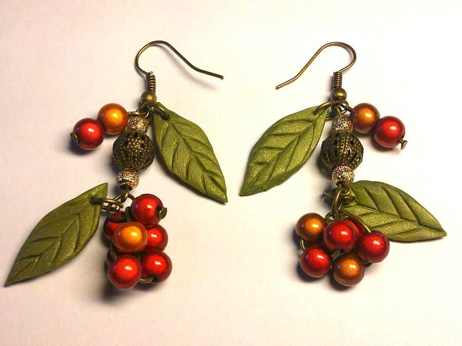 Berries earrings