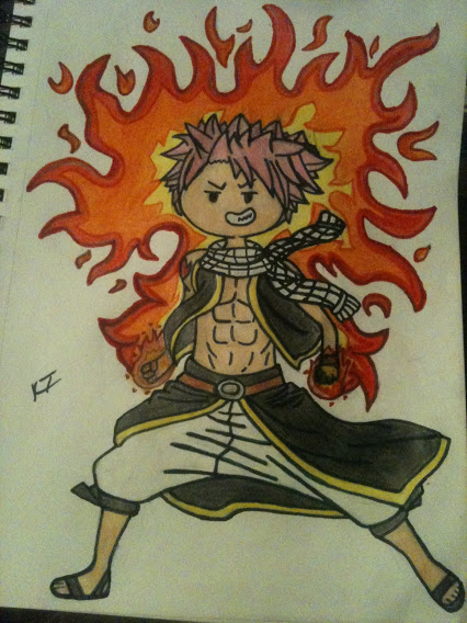A.T - Fairy Tail - Natsu Dragneel by ChocolateSushiTime