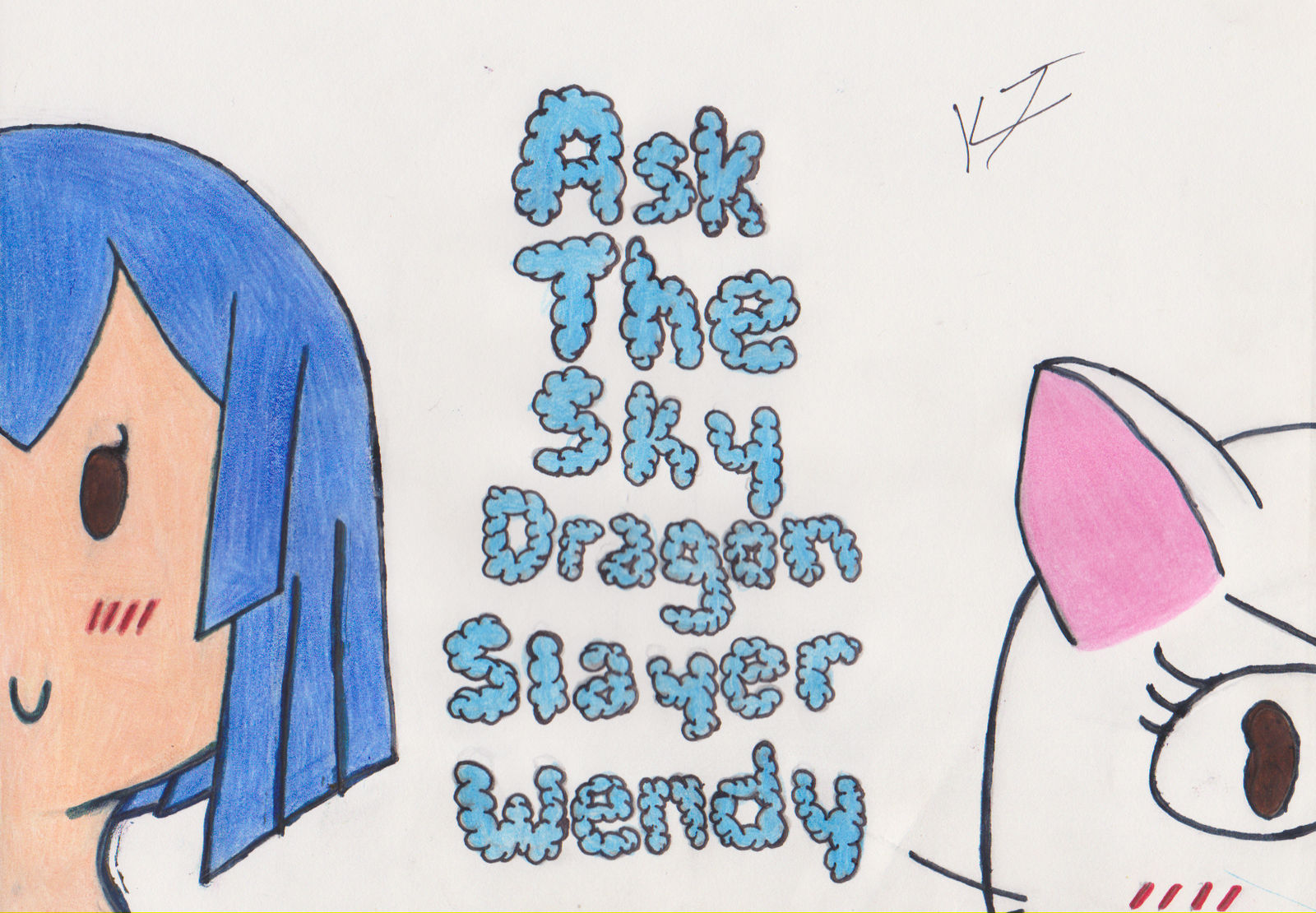 Adventure Time - Fairy Tail - Wendy and Charles by ChocolateSushiTime