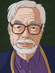 Hayao Miyazaki  by imantn