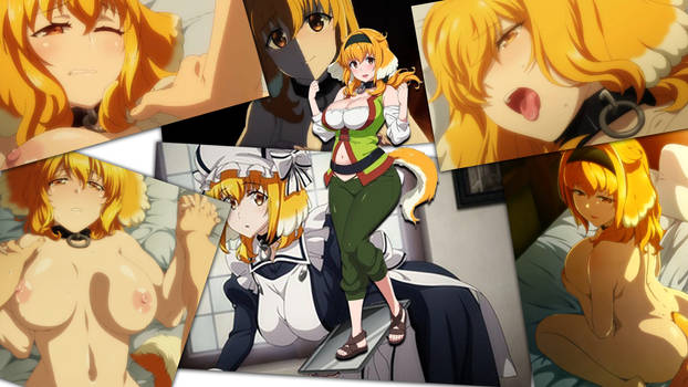 Anime: Isekai Meikyuu de Harem wo _ Personajes: Roxanne y Seri _ AniGirls _  Fan Nemesis  Pinterest in 2023