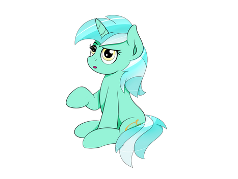 Lyra looking