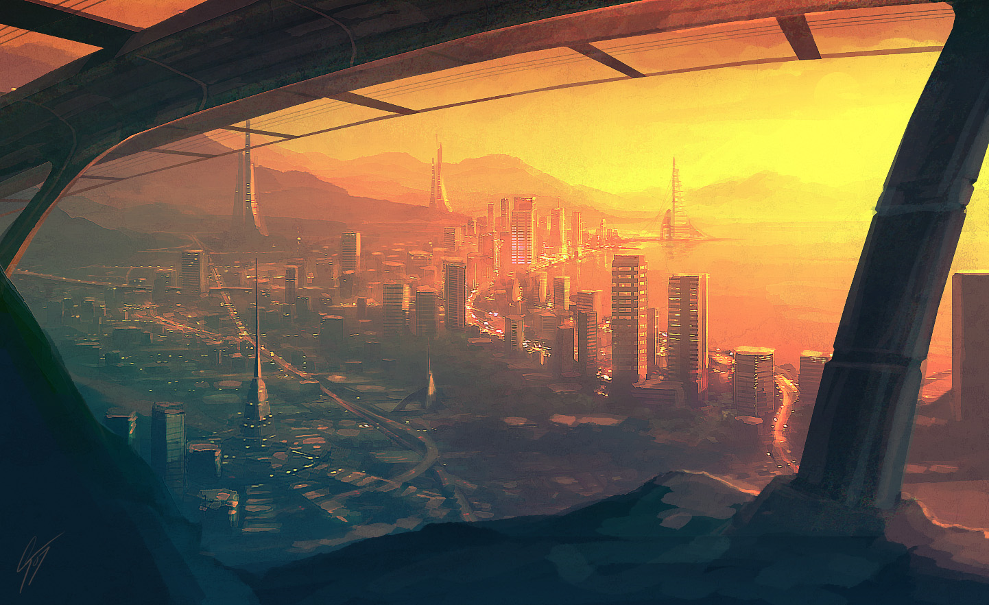 Speedpaint - Future City