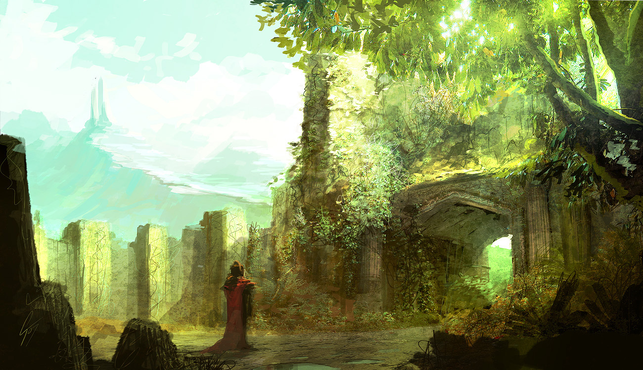 Speedpaint - green environment