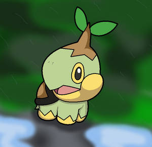 Turtwig in the forest