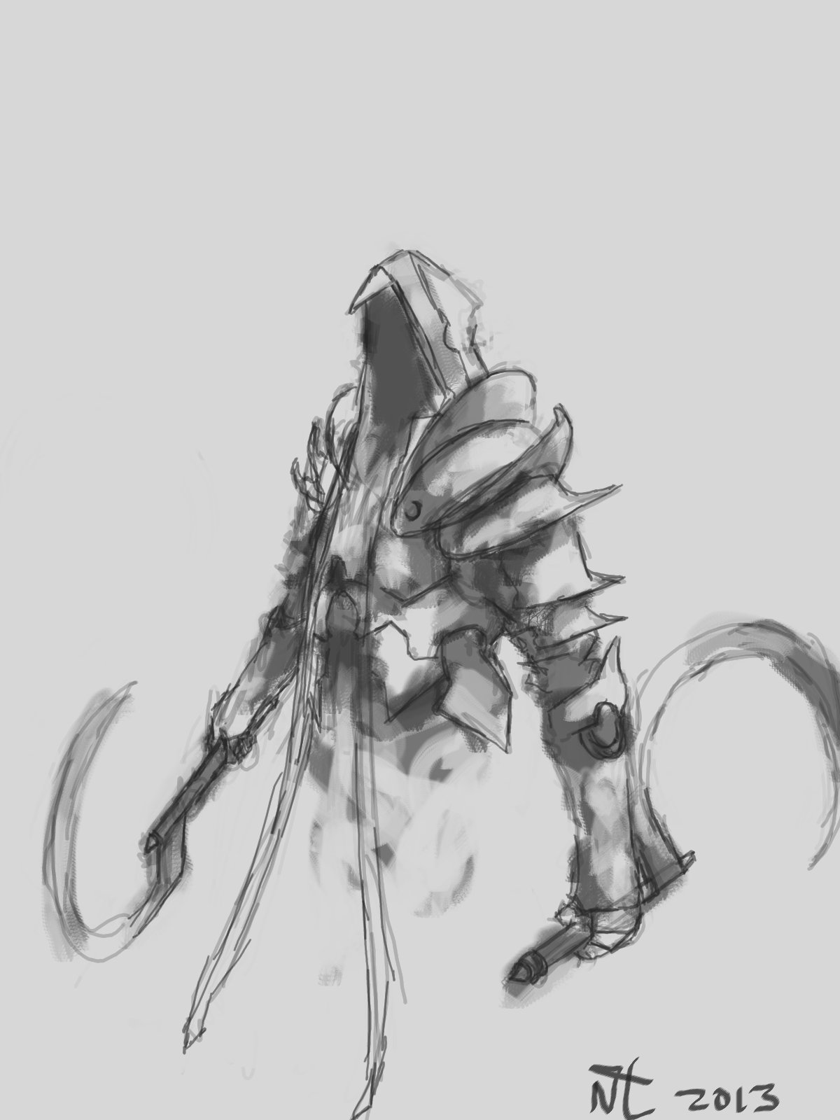 Diablo 3 Malthael Sketch