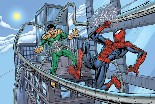 Doc Ock VS Zip line Spidey