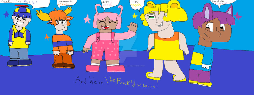The Human-styled Backyardigans by JoeyHensonStudios on DeviantArt