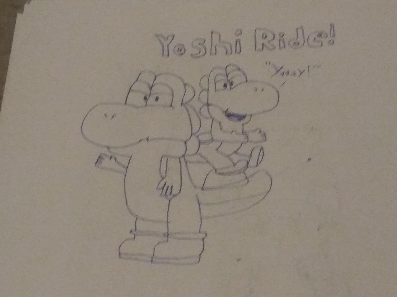 Yoshi Ride by JoeyHensonStudios on DeviantArt