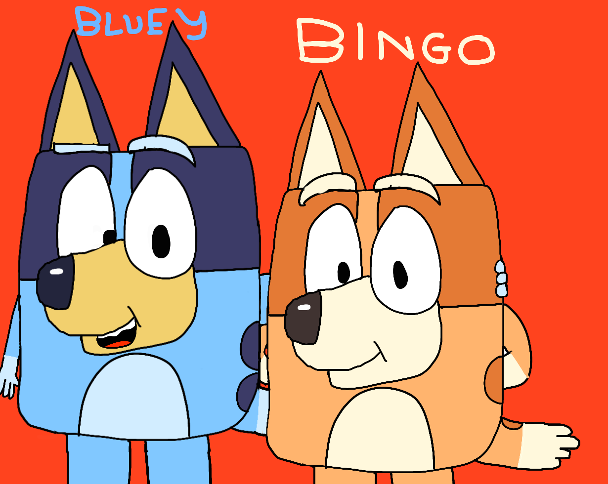 Display Bluey e Bingo