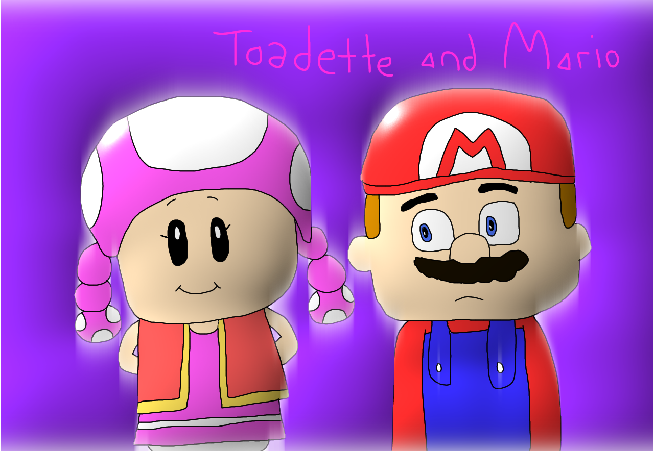 Toadtale Mario Mario and Toadette by JoeyHensonStudios on DeviantArt