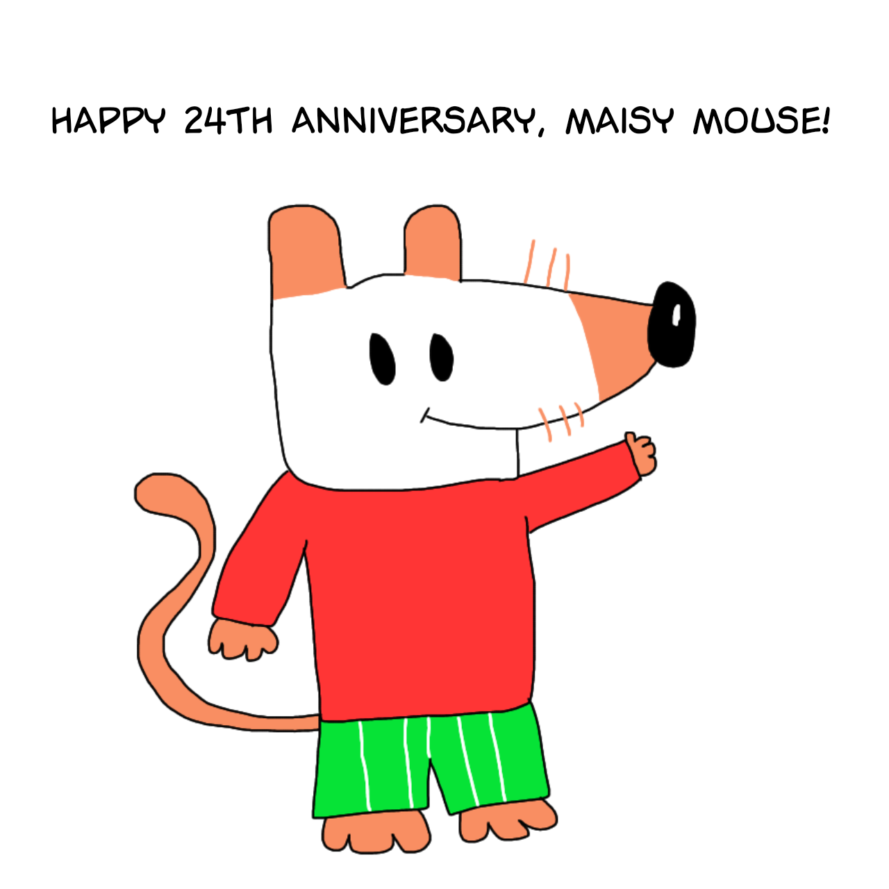 Happy 24th Anniversary to Maisy Mouse by JoeyHensonStudios on DeviantArt Happy 24th Anniversary to Maisy Mouse by JoeyHensonStudios on DeviantArt