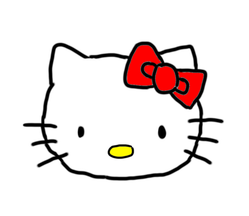Hello Kitty Face by JoeyHensonStudios on DeviantArt