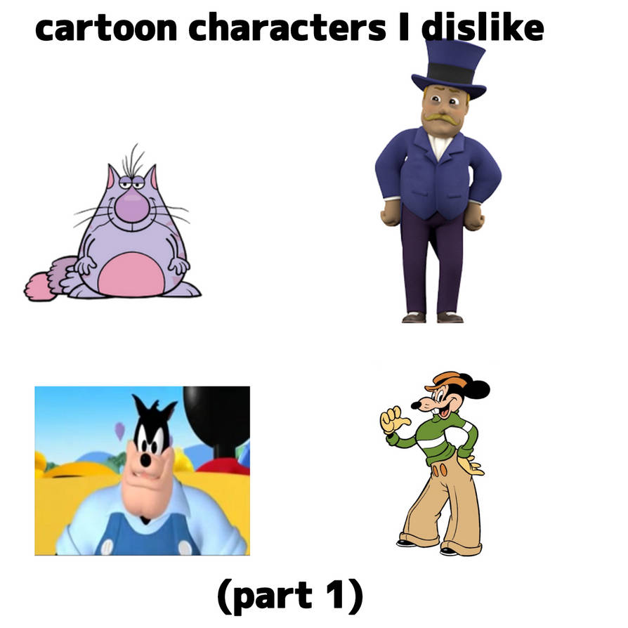 Dislight Characters cartoon characters I dislike (part 1) by Dfroggy20 on DeviantArt