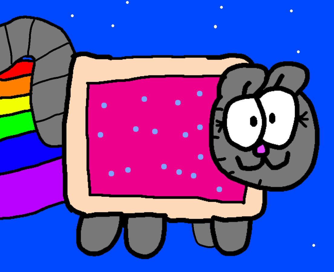 Nyan cat Google doodle - Drawception