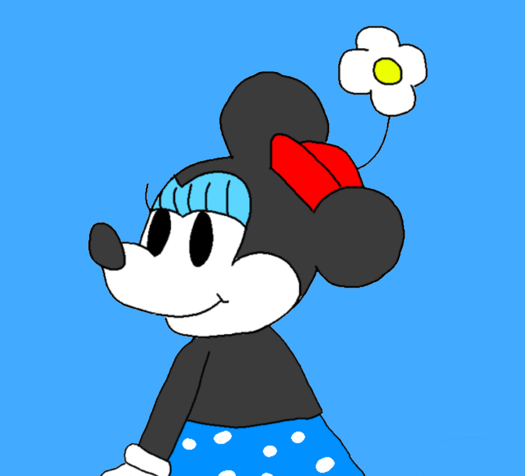 Mouse Color:blue Minnie Mouse Blue Skirt