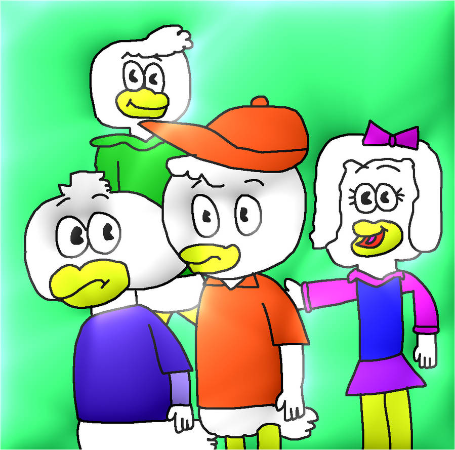 huey Dewey Louie and webby (2017 DuckTales) by JoeyHensonStudios on ...