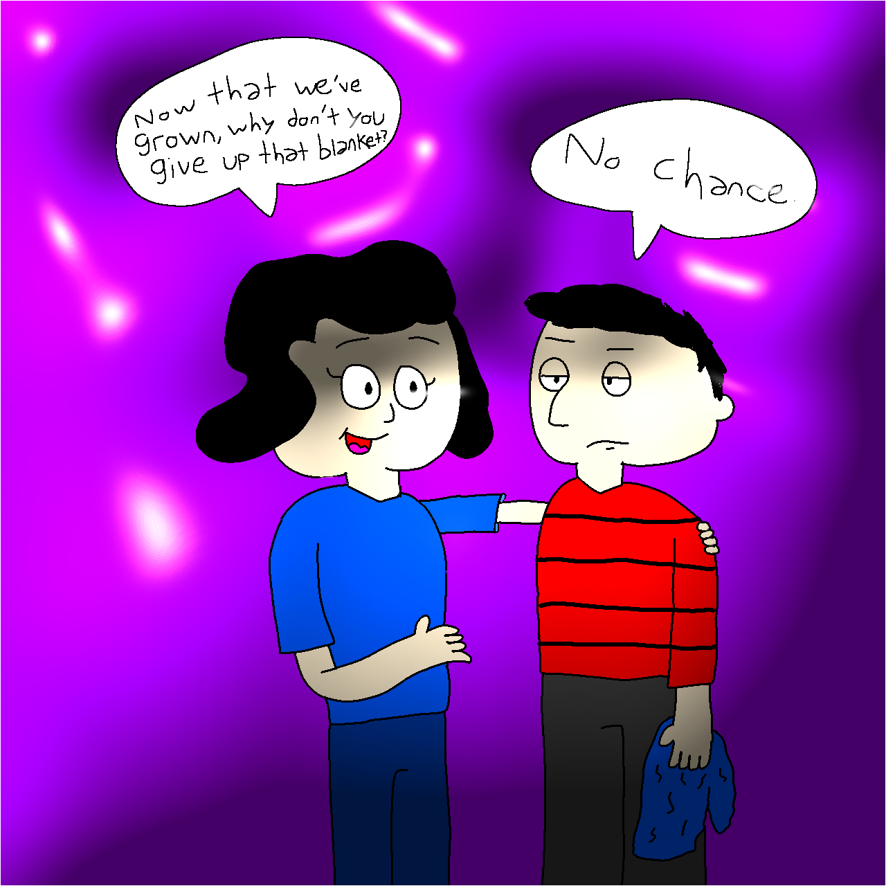 Linus Awake Linus and Lucy grown up by JoeyHensonStudios on DeviantArt