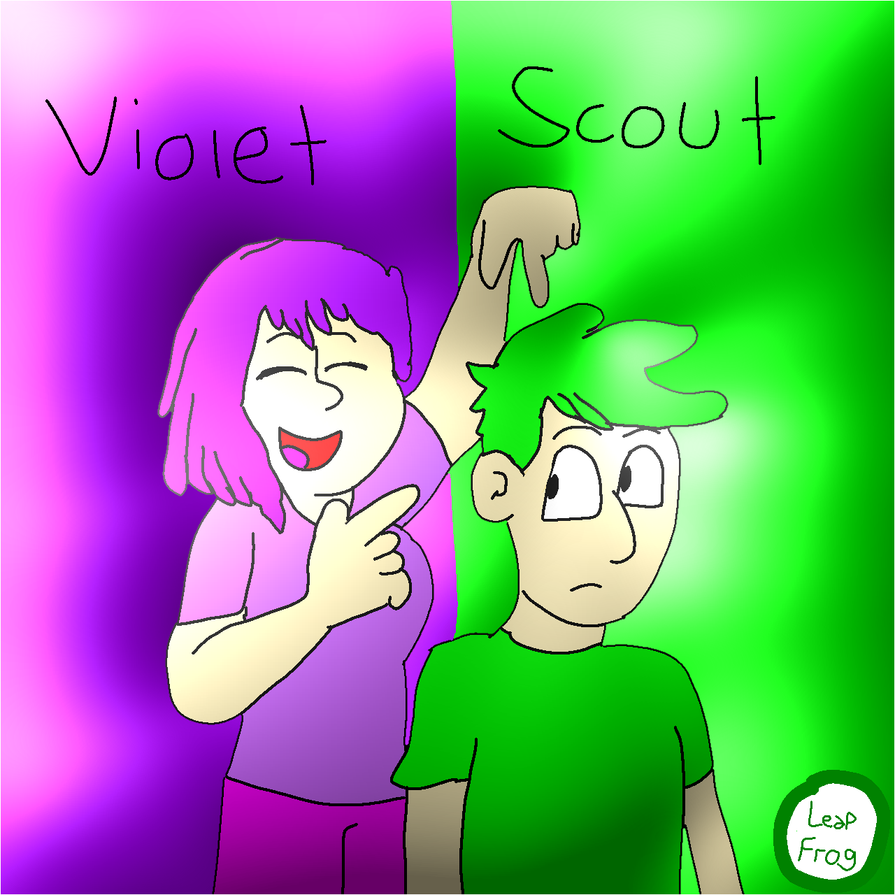 Violet Human LeapFrog Scout and Violet Human (3) by JoeyHensonStudios on DeviantArt