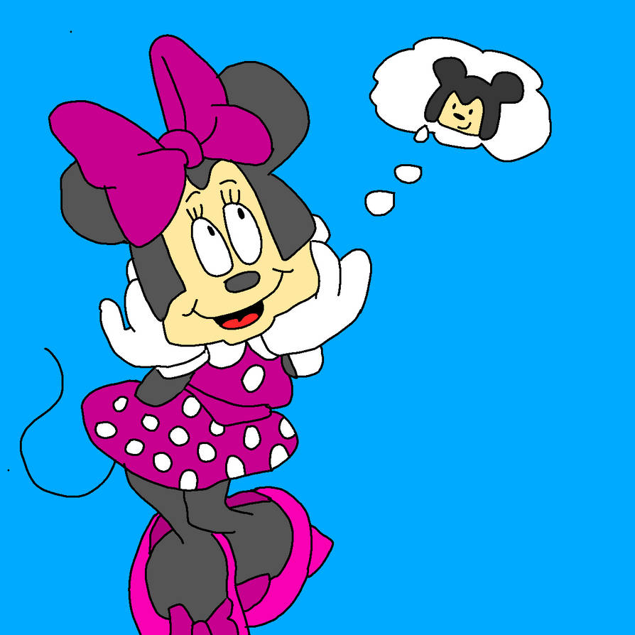 Minnie Deviantart Minnie thinks about Mickey by JoeyHensonStudios on DeviantArt