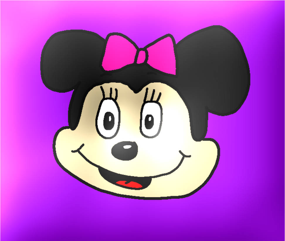 Mini Mouse Rear Face Minnie Mouse face by JoeyHensonStudios on DeviantArt